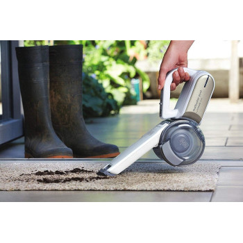 Black & Decker 14.4V Cordless Handheld Pivot Vacuum Cleaner With 1.5Ah Li-Ion Battery, 440ml Bowl Capacity And Triple Filteration 200 Rotation PV1420L-B5
