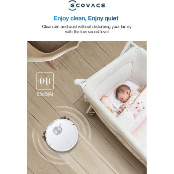 ECOVACS Robot Vacuum Cleaner and Mop DEEBOT N10, Powerful 4300Pa Suction, Up to 300 Minutes Runtime, Multi-Floor Mapping (1 Year Warranty by ECOVACS)