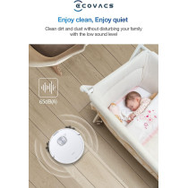 ECOVACS Robot Vacuum Cleaner and Mop DEEBOT N10, Powerful 4300Pa Suction, Up to 300 Minutes Runtime, Multi-Floor Mapping (1 Year Warranty by ECOVACS)