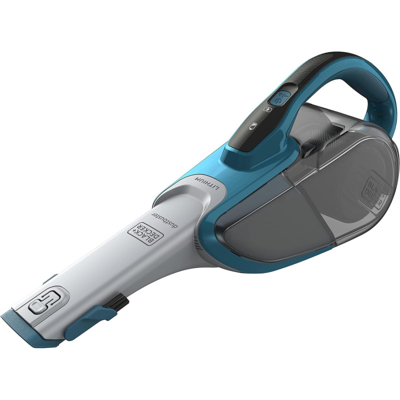 BLACK+DECKER 10.8V 21.6Wh Cordless Handheld Vacuum Cleaner With Lithium-Ion Battery, 25AW Suction Power, 500ml Bowl Capacity, DVJ320J-B5, 2 Years Warranty