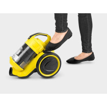 Karcher Dry Bagless Hepa12 Vacuum Cleaner, Strong, 1100W Only, Low Consumption, Karcher VC3 Plus Min 1 year manufacturer warranty 