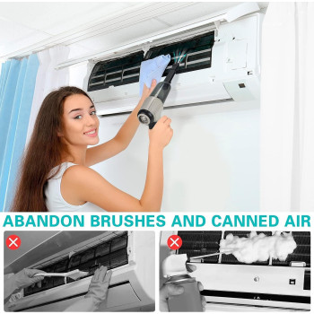 Padom Keyboard Cleaner for office, Car Vacuum Portable, Hand Vacuum Cordless Rechargeable, 3-in-1 Mini Vacuum Cleaner Wireless 35000 RPM Air Duster Blower Electric Computer Cleaner (GRAY)