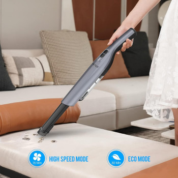 Xoopla Handheld Vacuum Cordless, 13Kpa Powerful Rechargeable Car Vacuum Cleaner with 30 Mins Runtime & 200 ML Dust-bin