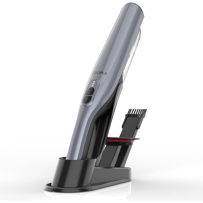 Xoopla Handheld Vacuum Cordless, 13Kpa Powerful Rechargeable Car Vacuum Cleaner with 30 Mins Runtime & 200 ML Dust-bin