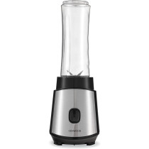 KENWOOD Personal Blender 350W Smoothie Maker With and Tritan Smoothie2Go Bottle and Lid, Ice Crush Function BLM05.A0BK Silver/Black