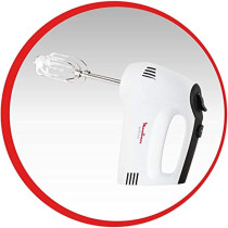 Moulinex Hand Mixer, Quick Mix/Cake, White, HM310127, 1 year warranty