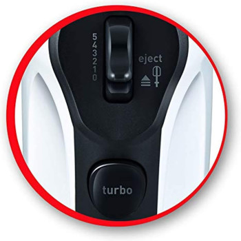 Moulinex Hand Mixer, Quick Mix/Cake, White, HM310127, 1 year warranty