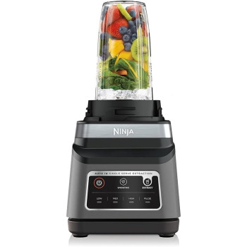 Ninja Nutri Ninja 2 In 1 Blender Bn750 Duo Plus With Auto IQ 1200 Watts Black/Gray. Min 1 year manufacturer warranty - BN750