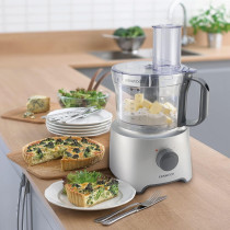 Kenwood Food Processor 800W Multi-Functional With 2 Stainless Steel Disks, Blender, Whisk, Dough Maker, Citrus Juicer FDP304SI Silver