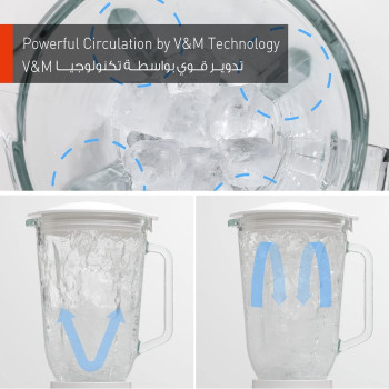 Panasonic Blender, 700W, MX-MG5321WTZ, Ice Crushing, White, 1 Year Warranty