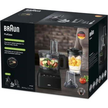 Braun Pureease Food Processor FP 3132 BK Min 1 year manufacturer warranty 