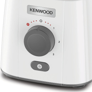 Kenwood Blender 650W Smoothie Blender/Smoothie Maker Blend-X Fresh 1.5L With Extra Blender Jar, Grinder Mill, Grater Mill, Ice Crush Function BLP41.H0WH White