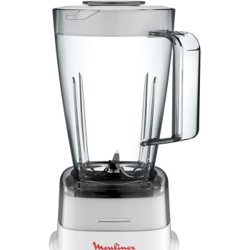 MOULINEX Blender, Genuine 1.75L Blender mixer, with Grinder and Grater Accessories, One Speed and Pulse Function, LM242B27