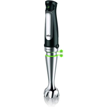 Braun Hand Blender MultiQuick 7 1000W with 600ml BPA-free Beaker, 1.5L Food Processor, 350ml MQ 7087X Black