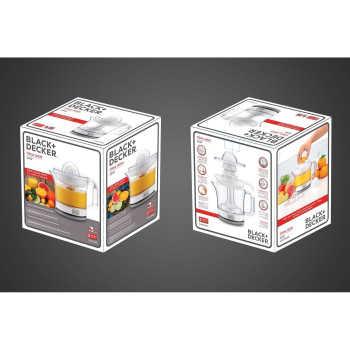 BLACK+DECKER Citrus Juicer 600ML, CJ675-B5, 2 Years Warranty