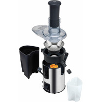 KENWOOD Juicer 700W Stainless Steel Juice Extractor with 75mm Wide Feed Tube, 2 Speed, for Home, Office, Restaurant &Cafeteria JEM50.000BS Silver/Black