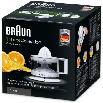Braun Juicer 350ML, White, Min 1 Year Manufacturer Warranty - CJ3000