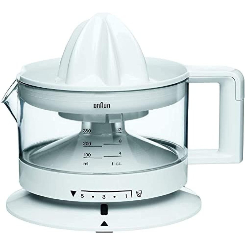 Braun Juicer 350ML, White, Min 1 Year Manufacturer Warranty - CJ3000