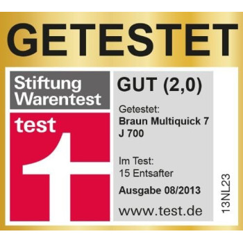 Braun Juice Extractor, 75MM, Silver, Min 1 Year Manufacturer Warranty -  J700