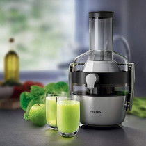 PHILIPS Avance Collection Stainless Steel Juicer 1.5L, Metalic, HR1922/21, Black/Grey 