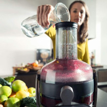 PHILIPS Avance Collection Stainless Steel Juicer 1.5L, Metalic, HR1922/21, Black/Grey 