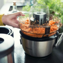 PHILIPS Avance Collection Stainless Steel Juicer 1.5L, Metalic, HR1922/21, Black/Grey 
