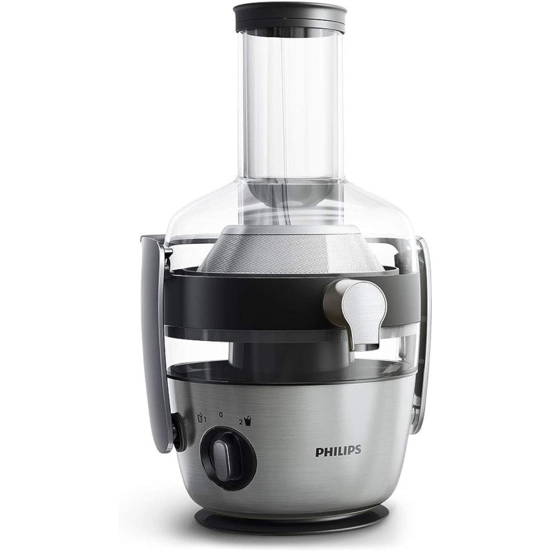 PHILIPS Avance Collection Stainless Steel Juicer 1.5L, Metalic, HR1922/21, Black/Grey