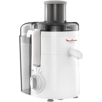 Moulinex Fruitelia Juice Extractor, Healthy Everyday Juicing, Plastic/Stainless Steel 950ML, 350W,  JU370127 - White