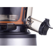 KENWOOD Slow Juicer Cold Press Juicer 240W Juice Extractor with Wide Feed Tube, Juice Jug, Pulp Container, Anti Drip, Extra Sieve, Cleaning Brush, Sorbet, Rinse Clean Function JMP800SI Grey