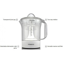Kenwood Continuous Juicer - JE680, White Kenwood Citrus Juice Extractor - JE280, Off White