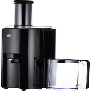 Braun Multiquick 3 Spin Juicer, Black, J300 Min 1 year manufacturer warranty 