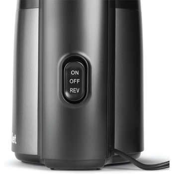 NutriBullet Slow Juicer, Slow Masticating Juicer Machine, Easy to Clean, Quiet Motor & Reverse Function, Charcoal Black, NBJ 300, 1 Year Warranty