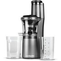 NutriBullet Slow Juicer, Slow Masticating Juicer Machine, Easy to Clean, Quiet Motor & Reverse Function, Charcoal Black, NBJ 300, 1 Year Warranty