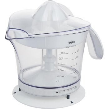 Braun Press 1L Citrus Press Juicer, 20W, White, Min 1 year manufacturer warranty - MPZ 9