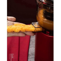 SOKANY SK-25 300W Slow Masticating Juicer, Big 80mm Chute, Juice Jug, Pulp Container, BPA-Free, Easy to Clean, Whole Slow Juicer for Fruits and Vegetables, Red