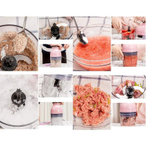 Portable Electric Multifunctional Food Breaking Machine, Meat Grinder, Juicer, Ice Crusher Machine, SY-5214
