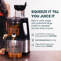 HESTIA APPLIANCES Nutri-Max Cold Press Slow Juicer (Standard)