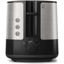 Philips Viva Collection Toaster HD2637/91-Black Min 1 year manufacturer warranty 