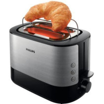 Philips Viva Collection Toaster HD2637/91-Black Min 1 year manufacturer warranty 