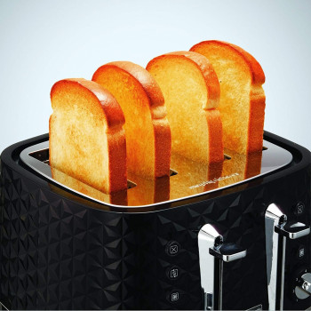 Morphy Richards Vector 4 Slice Toaster Black, Morphy Richards, 248131