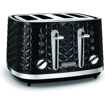 Morphy Richards Vector 4 Slice Toaster Black, Morphy Richards, 248131