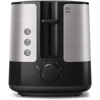 Philips Toaster Viva Collection, Extra Wide Slot, 950W, reheat and defrost function, 7 settings, 2 years warranty - HD2637/91