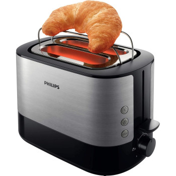 Philips Toaster Viva Collection, Extra Wide Slot, 950W, reheat and defrost function, 7 settings, 2 years warranty - HD2637/91