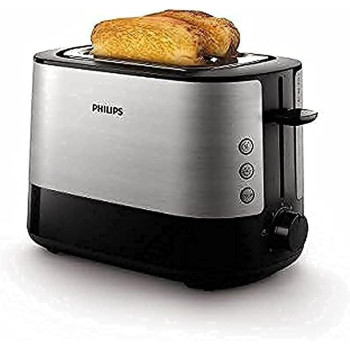 Philips Toaster Viva Collection, Extra Wide Slot, 950W, reheat and defrost function, 7 settings, 2 years warranty - HD2637/91