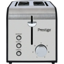 Prestige 2 Slices Stainless Steel Toaster PR54905, Silver Min 1 year manufacturer warranty 