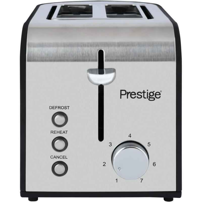Prestige 2 Slices Stainless Steel Toaster PR54905, Silver Min 1 year manufacturer warranty