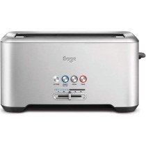 Sage Breville BTA730UK The Bit More 4 Slice Long Slot Toaster - Silver Min 1 year manufacturer warranty 