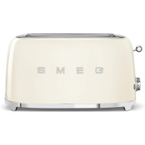 Smeg 50's Retro Style 4 Slice Toaster, 1500W, Cream, 1 Year Warranty - TSF02CRUK