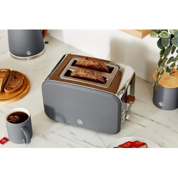 Swan Nordic Toaster 2 Slice Grey