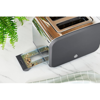 Swan Nordic Toaster 2 Slice Grey